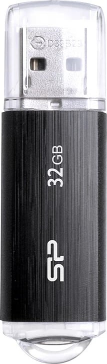 USB-stick Silicon Power U02 32GB, USB2.0, plastik, zi