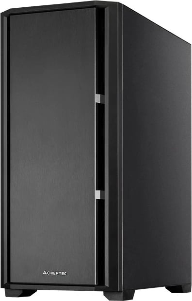 Kasë Chieftec Pro Midi Serie AS-02B-TG-OP, Midi Tower, xham i temperuar, e zezë