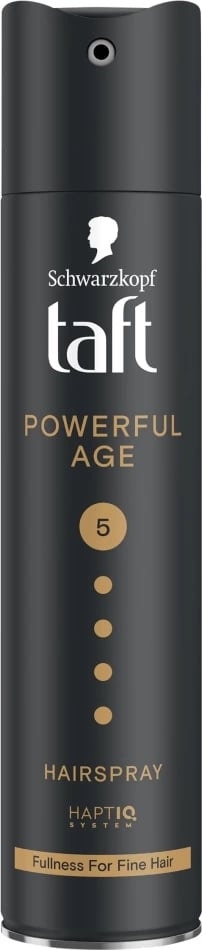 Sprej për flokë Taft Powerful Age për femra, 250ml