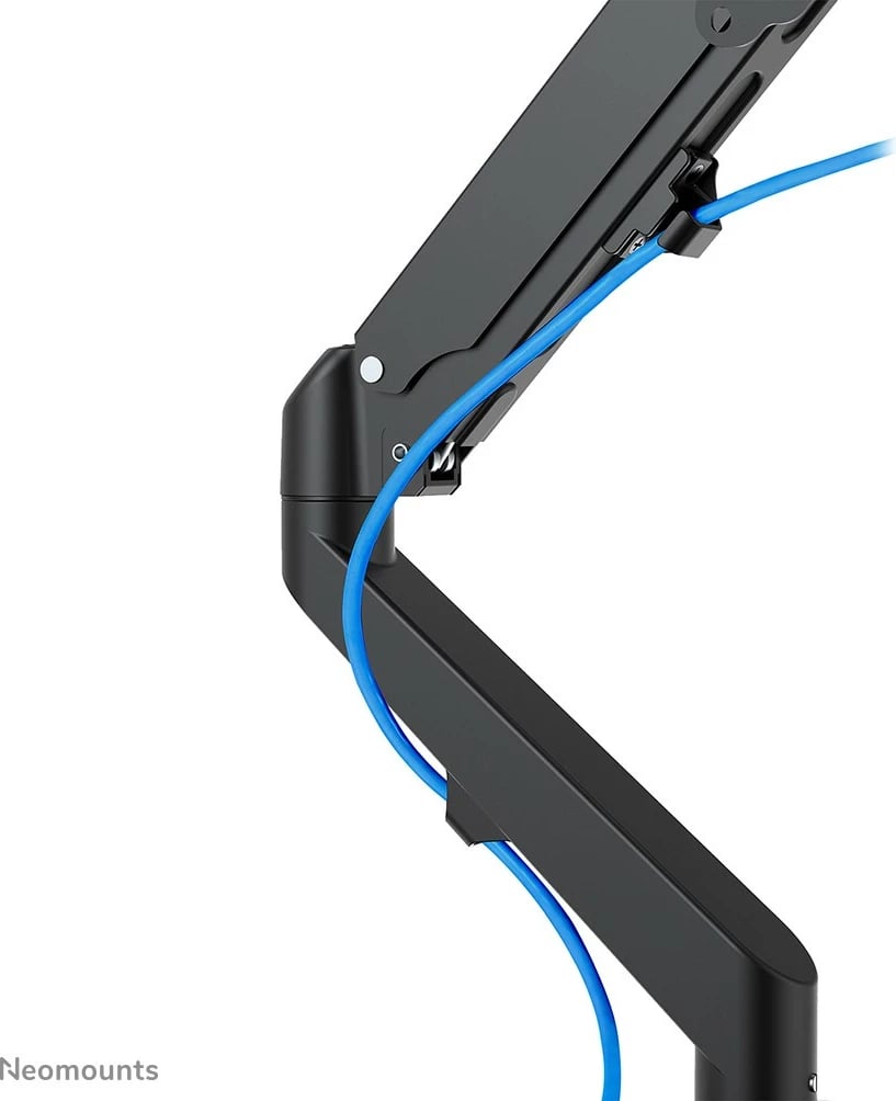 Krah monitori Neomounts DS70-700BL1, gas spring, 17-27 inç, clamp, i zi