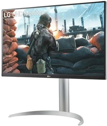 Monitor LG 27UP650K-W 27" 4K UHD IPS HDR400, argjendtë/zezë/bardhë