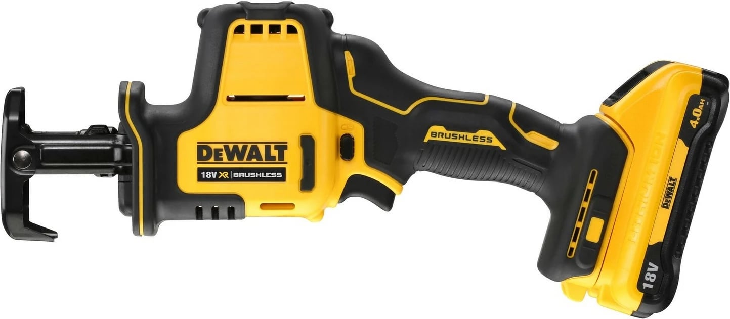 Sharrë reciproke DeWALT DCS369NT-XJ, brushless, 18V, 2800 spm, zi/verdhë Sharrë reciproke DeWALT DCS369NT-XJ, brushless, 18V, 2800 spm, zi/verdhë