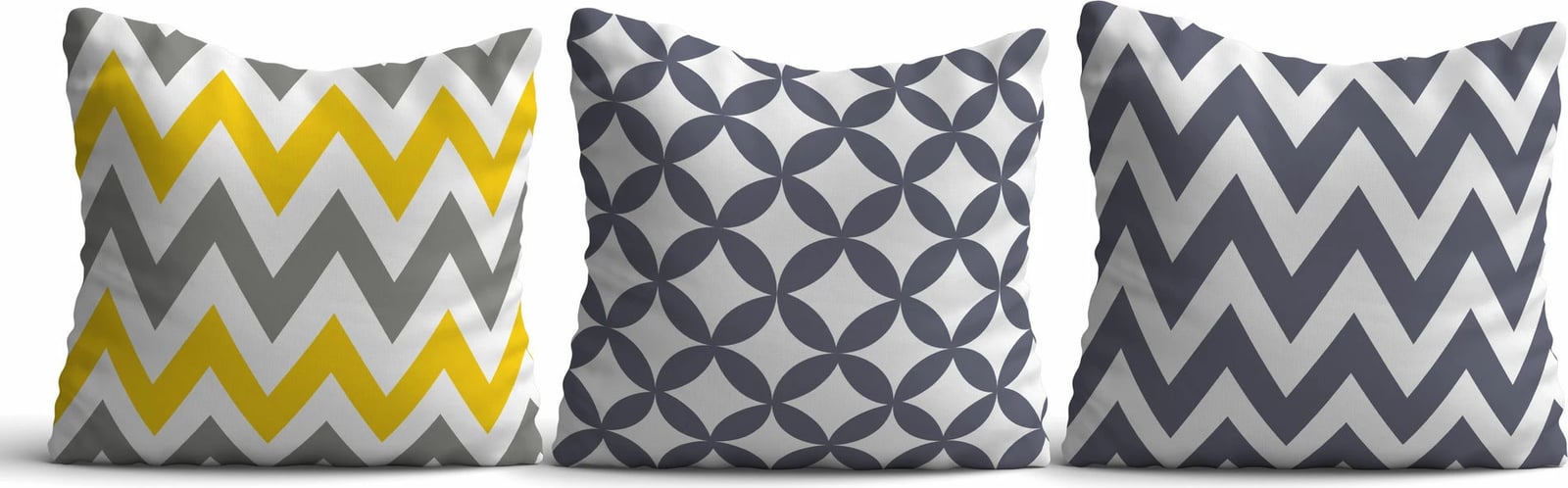 Set jastëkësh dekorativ (3 copë), Aberto Design, HMI-KIR-117