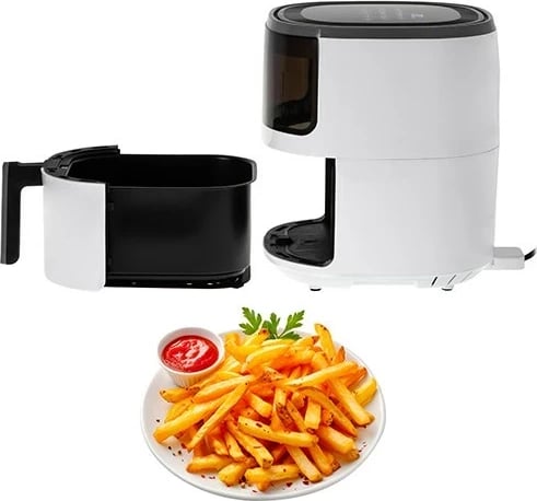 Fritezë me ajër të nxehtë Adler CR 6313, 5 litra, Argjendtë