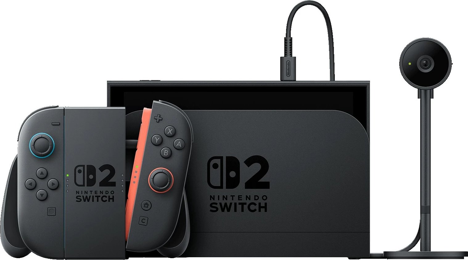 Kamerë Nintendo Switch 2, kënd shikimi 110°, e zezë