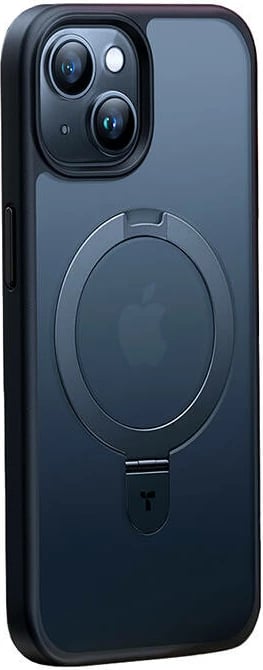 Mbështjellës Torras UPRO Ostand Matte për iPhone 15, i zi