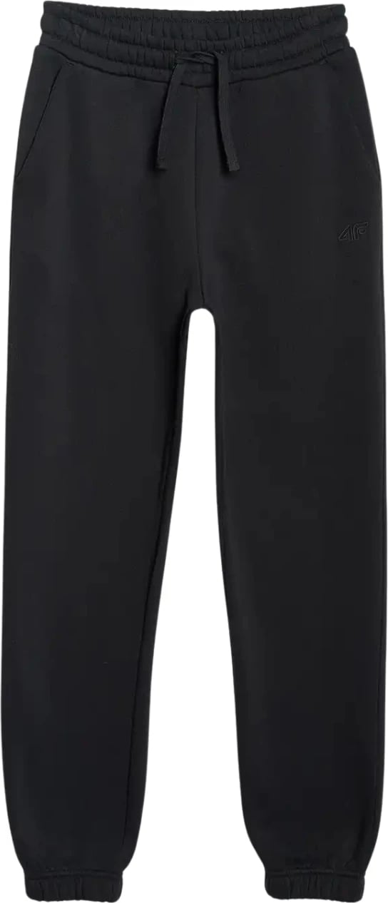 Pantallona sportive për vajza 4F, të zeza