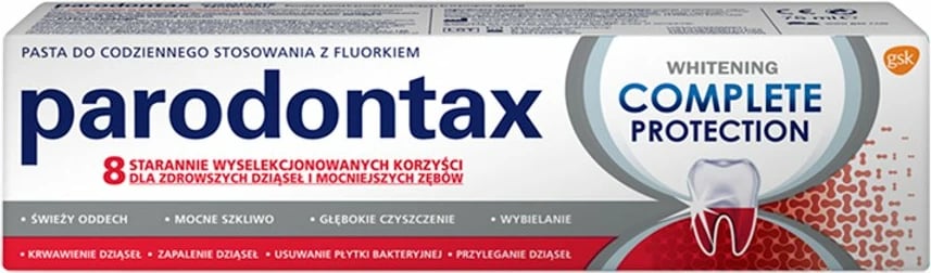Pasta për dhëmbë Parodontax Complete Protection Whitening 75ml