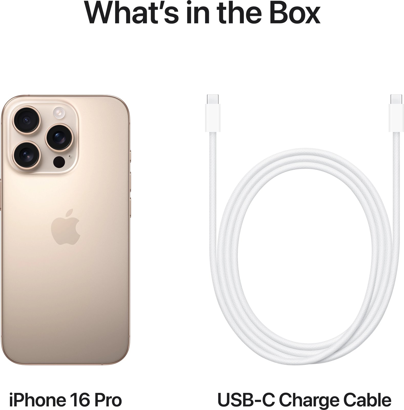  Apple iPhone 16 Pro, 6.3",  128GB, Desert Titanium