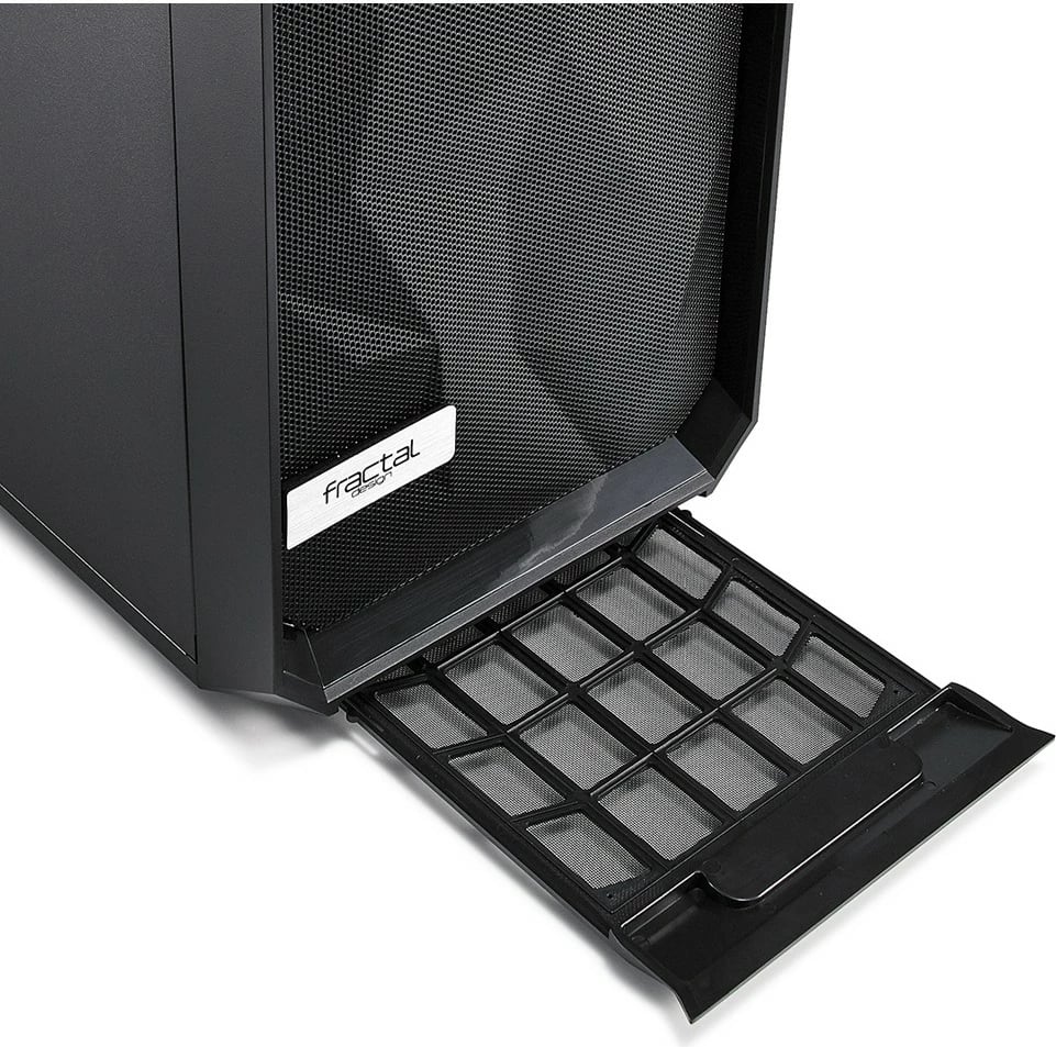 Kasë Fractal Design Meshify C, Midi Tower, PC, ATX, ITX, micro ATX, e zezë Kasë Fractal Design Meshify C, Midi Tower, PC, ATX, ITX, micro ATX, e zezë