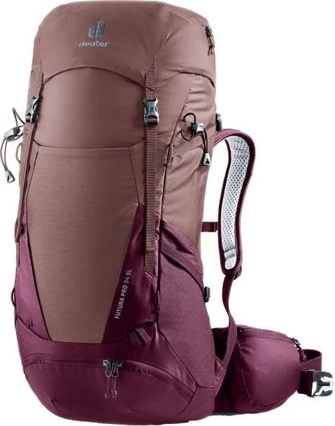 Çantë shpine Deuter Futura Pro 38 SL për hiking, 38L, ashrose/cassis
