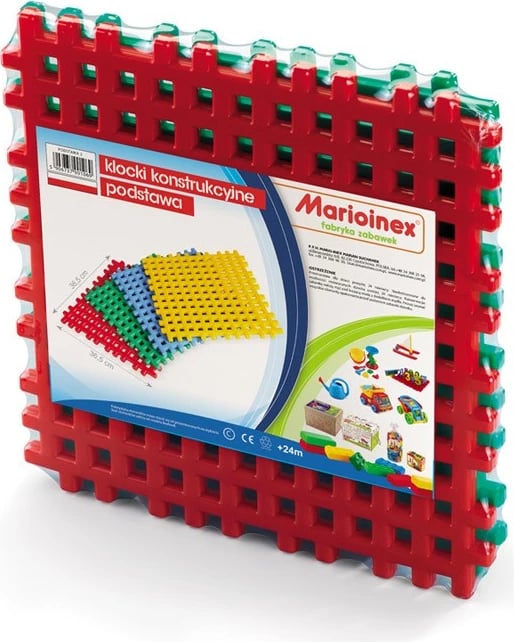 Blloqe ndërtimi Marioinex Waffle Base 2, plastikë, 2 copë, shumëngjyrëshe