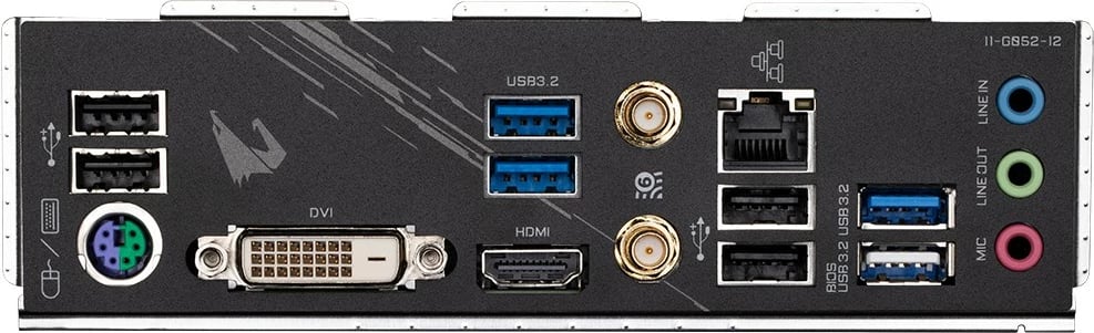 Pllakë amë Gigabyte B550M AORUS ELITE AX, Socket AM4, Wi-Fi 6E, DDR4, M.2, E zezë