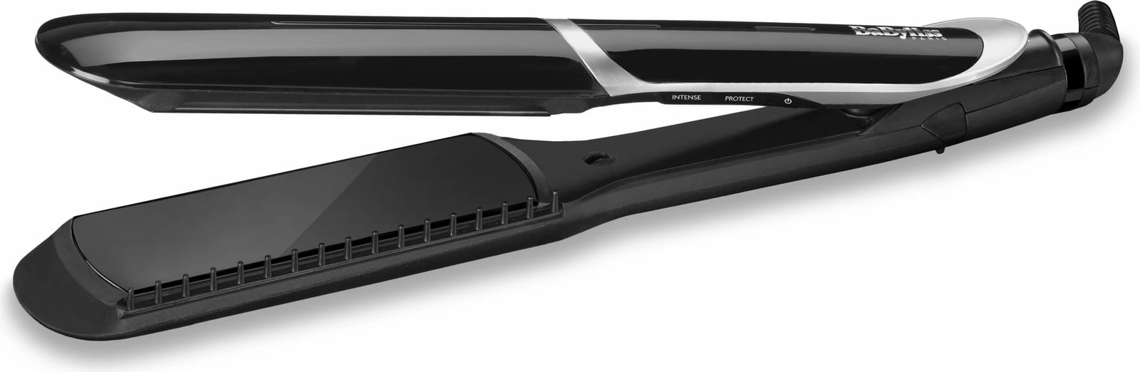 Hekur flokësh BaByliss ST397E Sleek Control Wide, jonizues, i zi