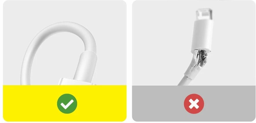 Kabllo Baseus Superior CALYS-A03 USB në Lightning, 1 m, Blu