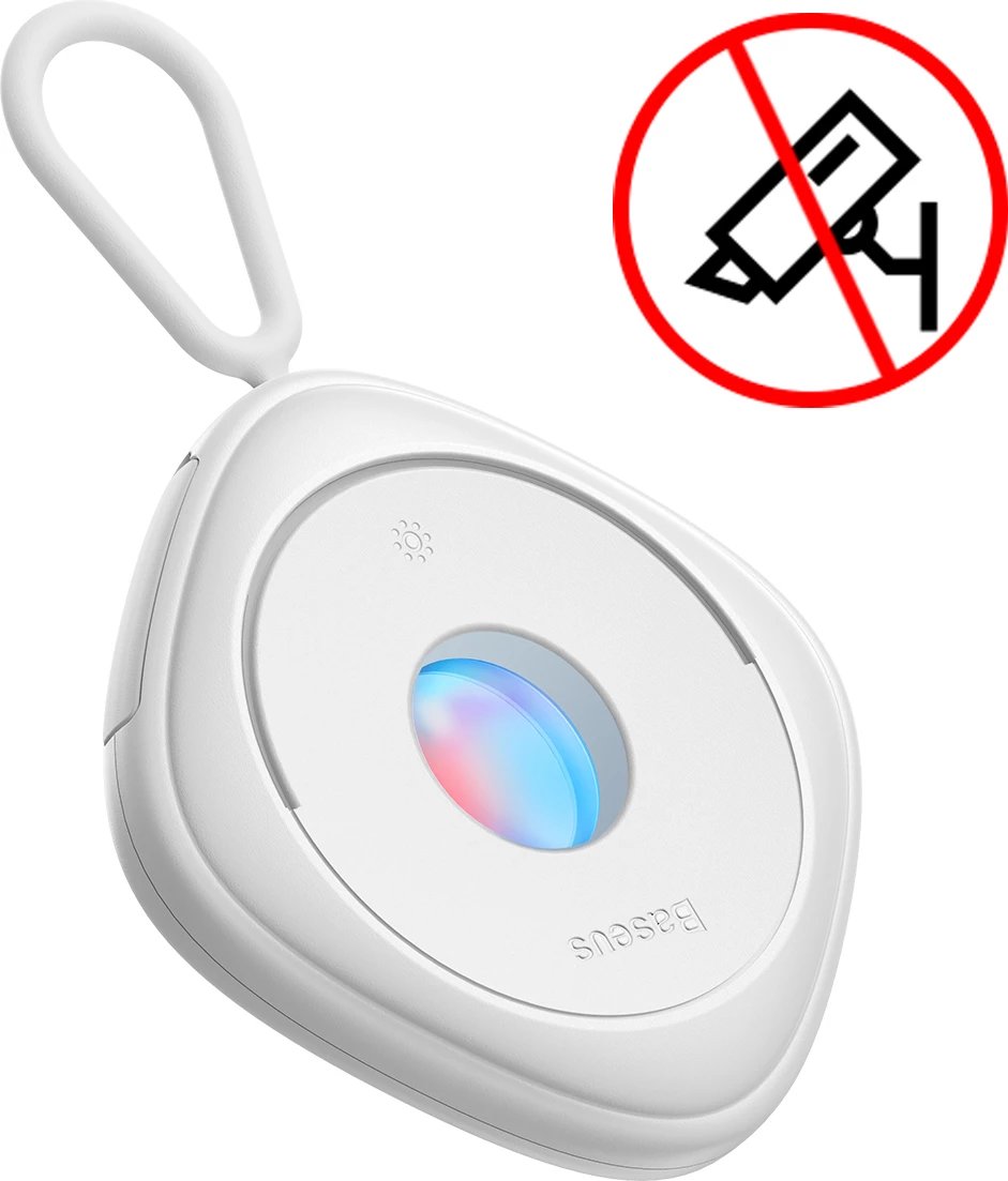 Detektor kamerash të fshehura Baseus Heyo FMHY000002, i bardhë Detektor kamerash të fshehura Baseus Heyo FMHY000002, i bardhë