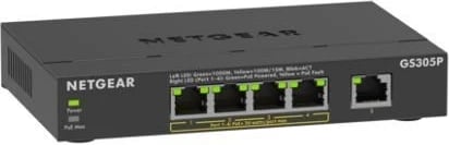 Switch NETGEAR GS305P-300EUS, 5 porta, Gigabit, PoE, i zi