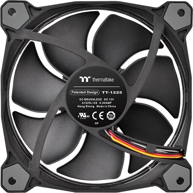 Ventilator kasë Thermaltake Riing 12 LED RGB 120mm 3-pack i zi