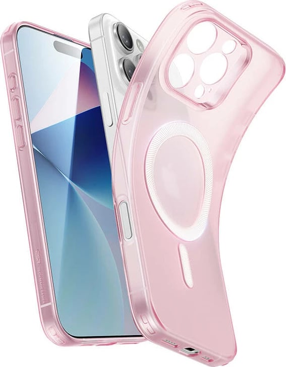 Mbështjellës ESR Zero Clear (HaloLock) për iPhone 16 Pro, rozë