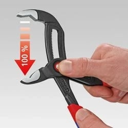 Knipex 87 21 250 kthetra, dorezë plastike, 250 mm, e kuqe