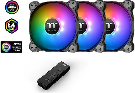 Kasë ventilatorë Thermaltake Pure 12 ARGB Sync, set 3 copë