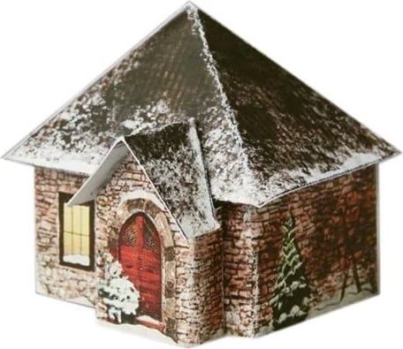 Modele kartoni NEXT PM-0004, Ndërtesa Krishtlindjesh, 21x29.7cm