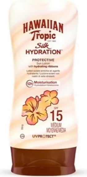 Losion për diell Hawaiian Tropic Silk Hydration Protective SPF15, 180ml
