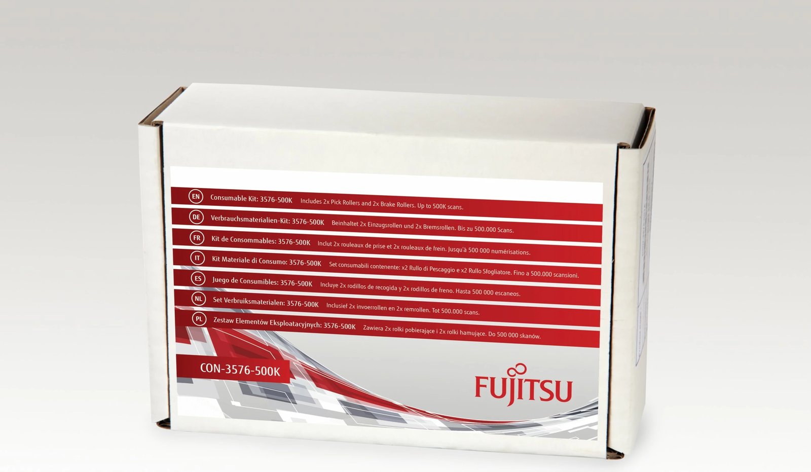 Kit konsumues për skaner Ricoh Fujitsu 3576-500K, multikolor