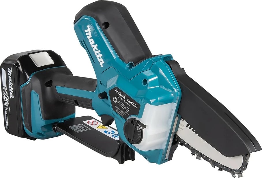 Sharrë elektrike Makita DUC101Z, 18V, 320W, 10cm, zi/kaltër Sharrë elektrike Makita DUC101Z, 18V, 320W, 10cm, zi/kaltër