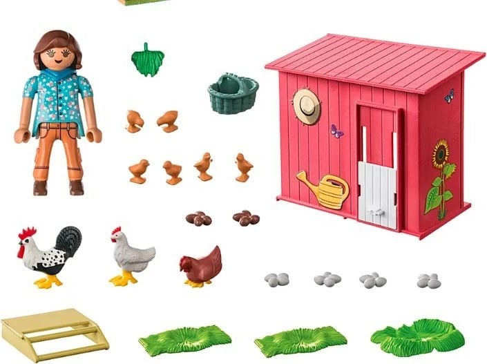 Set figurina Playmobil Country 71308, pula me zogj të vegjël