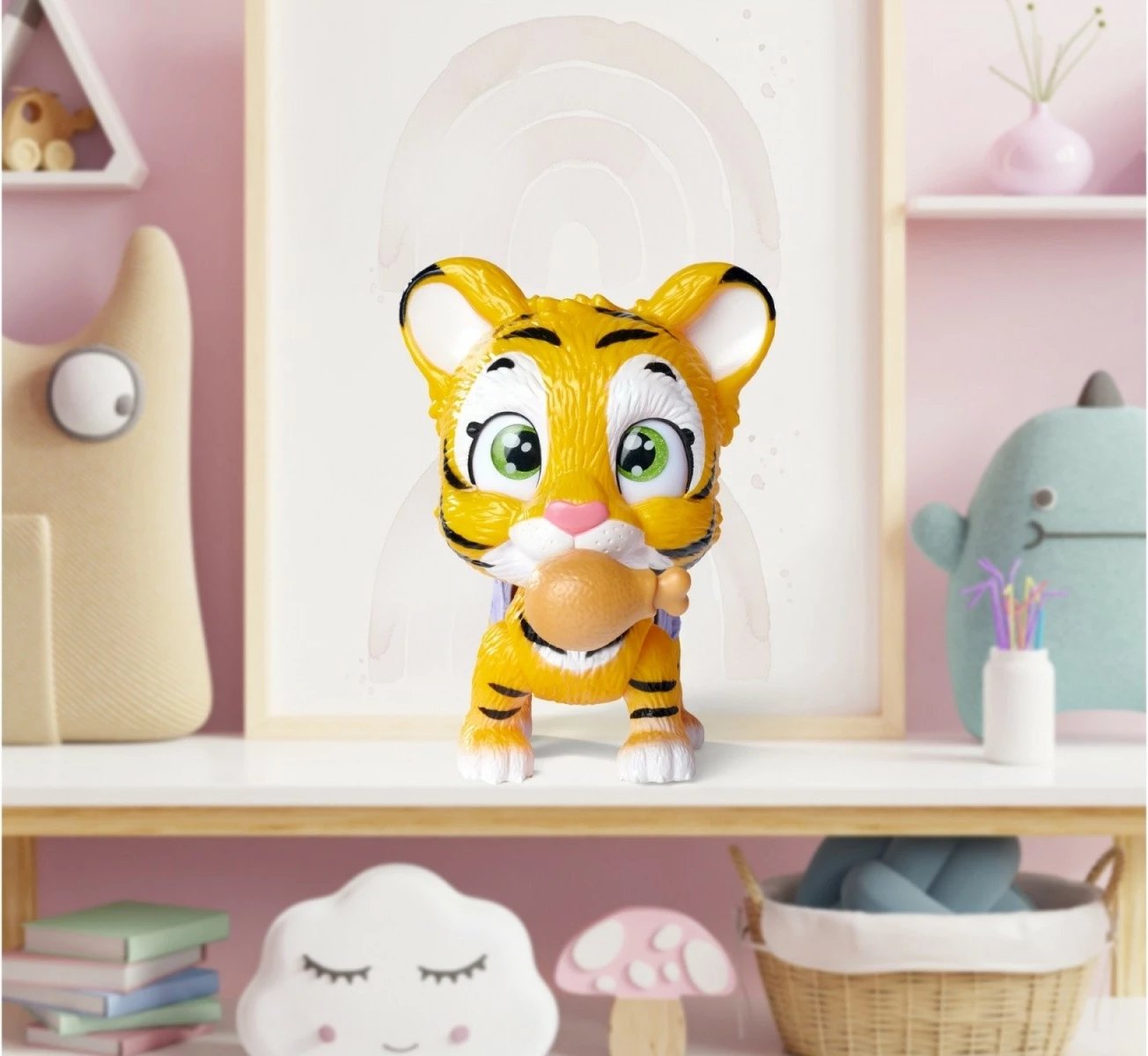 Figurinë lodër Simba Pamper Petz Tiger Cub, 15 cm, me 3 surpriza