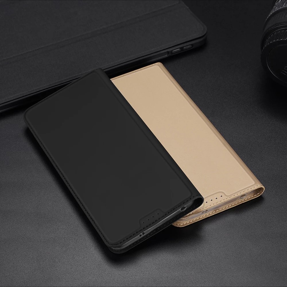 Mbështjellës Dux Ducis Skin Pro për Xiaomi Redmi Note 12 Pro+, me xhep karte, stand, Gold