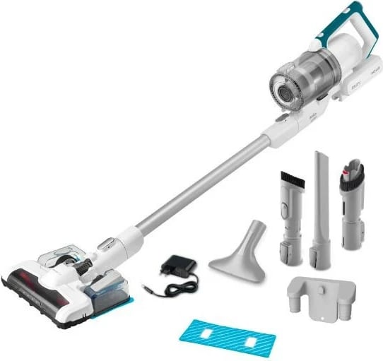 Fshesë me korrent vertikale Amica JORAN AQUA VM 9003, pa kabllo, 0.6L, Argjendtë/Bardhë