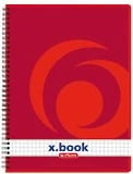 Fletore spirale herlitz 297531, e kuqe