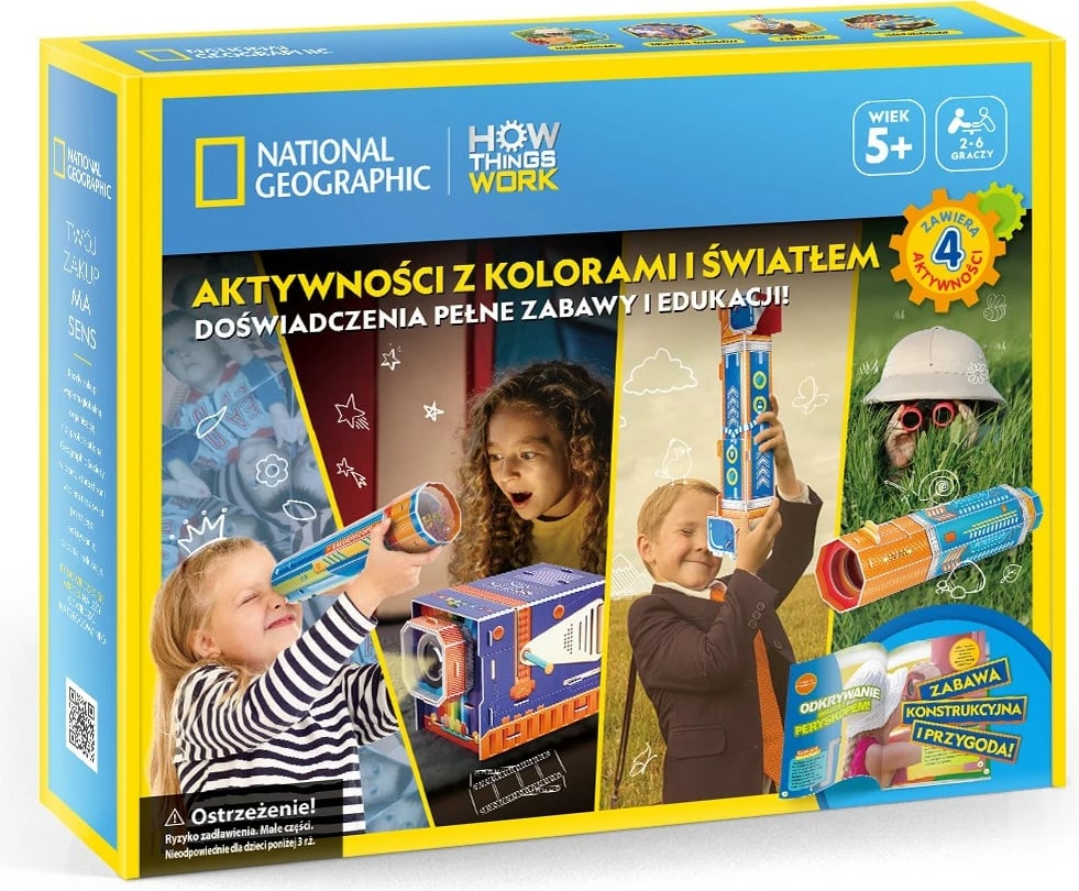 Puzzle 3D set Cubic Fun National Geographic, 306-DS1094H, me ngjyra dhe dritë, për fëmijë