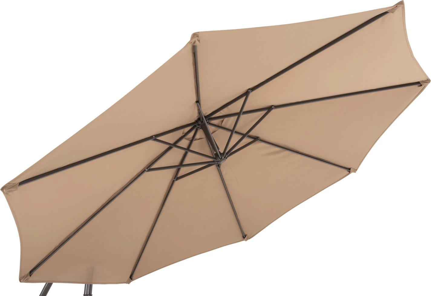Çadër palosëse GELDORF FH6092 metal & poliestër, ngjyrë kafe, Φ260x245Hcm