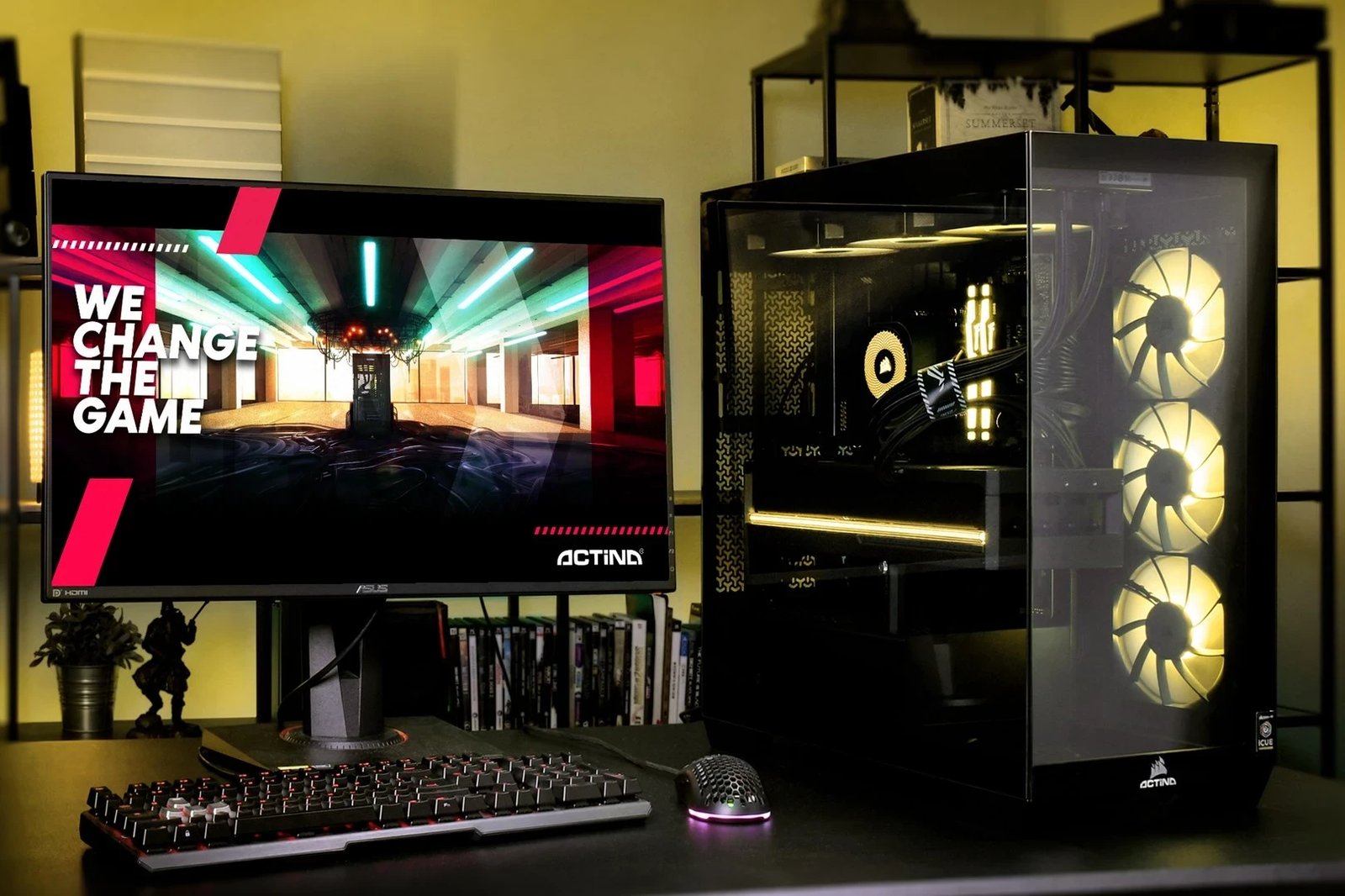 Kompjuter Gaming, AMD Ryzen 7, 64GB RAM, 2TB SSD, NVIDIA GeForce RTX 5090