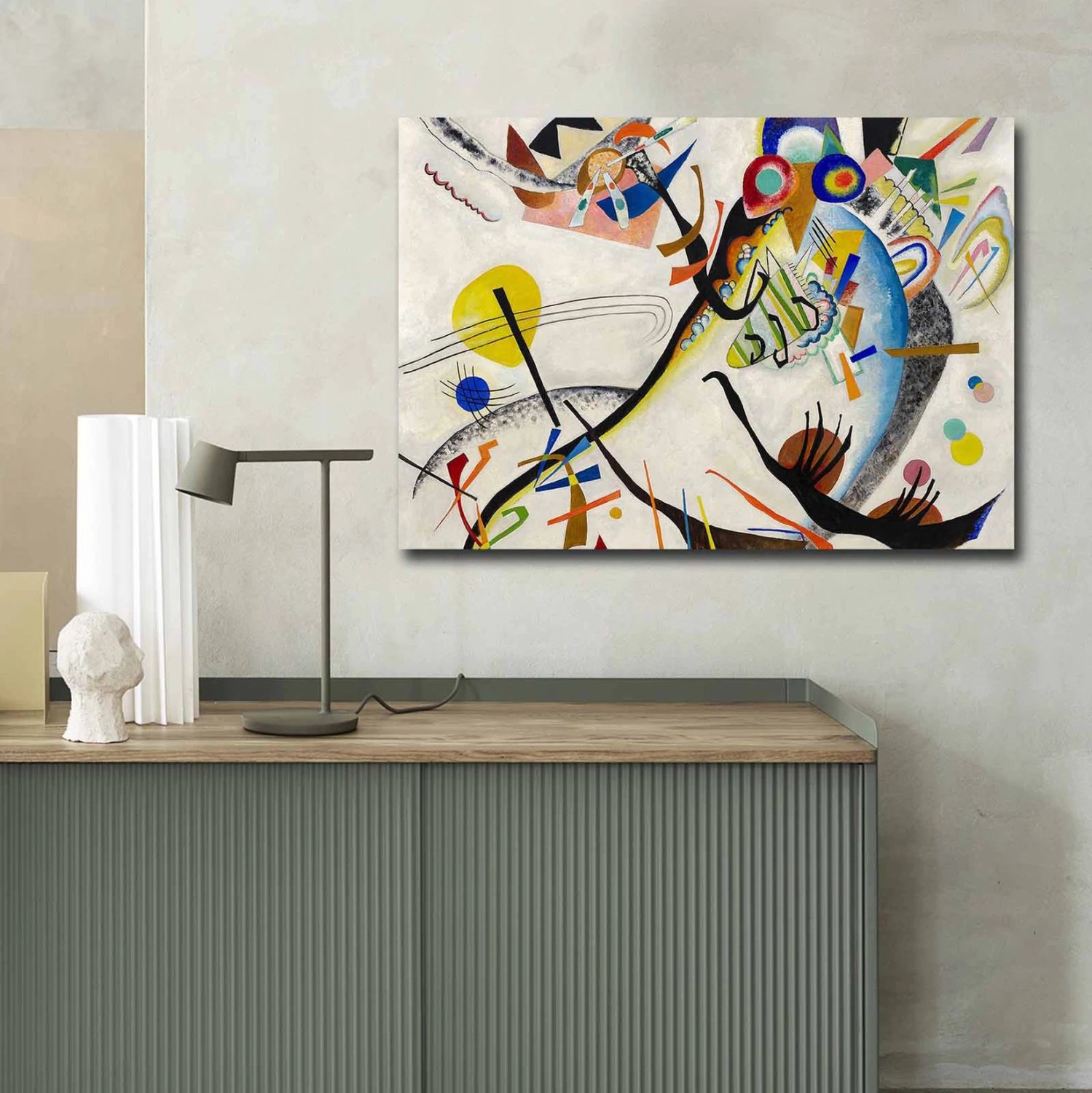 Art muri peizazh abstrakt, FH1, 100x3x70 cm