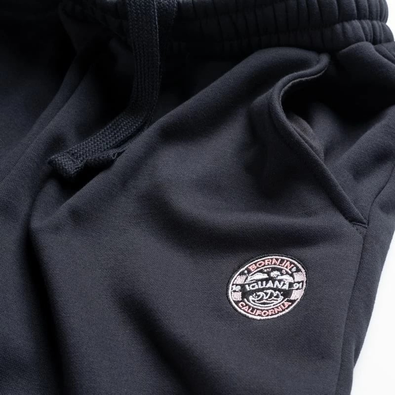 Pantallona sportive për fëmijë Iguana, të zeza