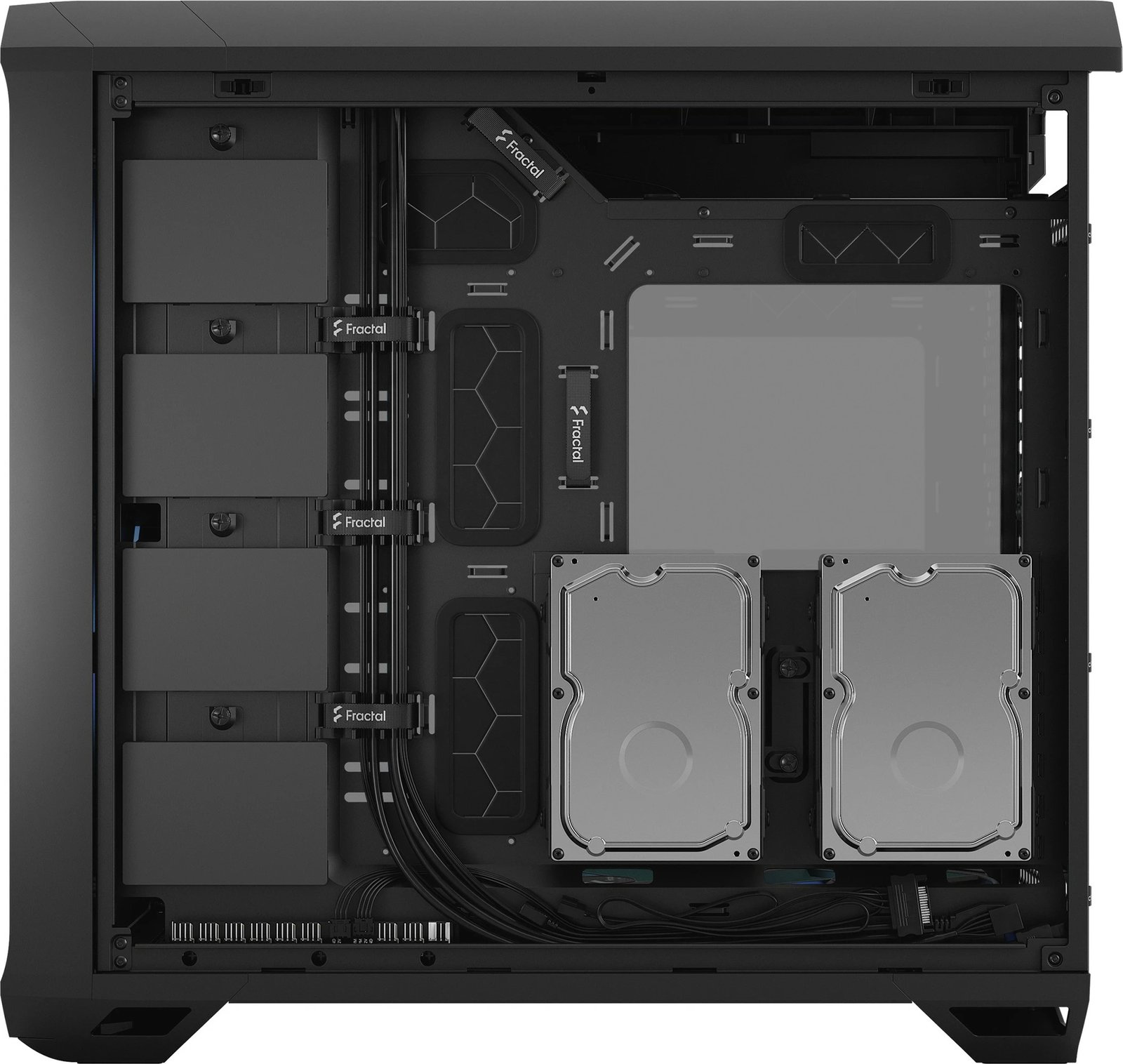 Kasë Fractal Design Torrent, Tower, PC, ATX, EATX, ITX, micro ATX, SSI CEB, Tempered glass, Gaming, e zezë Kasë Fractal Design Torrent, Tower, PC, ATX, EATX, ITX, micro ATX, SSI CEB, Tempered glass, Gaming, e zezë