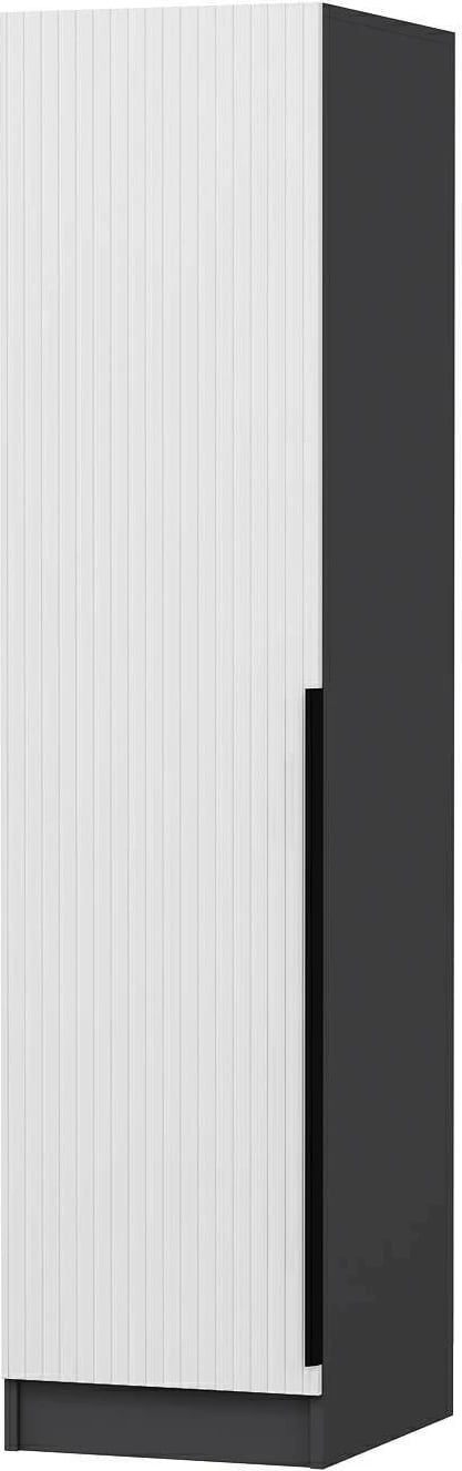 Dollap garderobe Skye Decor, Minar Kale - 8739, i bardhë dhe antracit