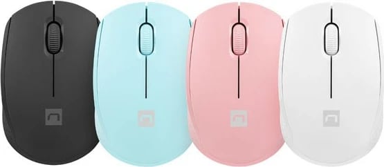Maus wireless Natec Stork NMY-2188, 1600 DPI, i bardhë