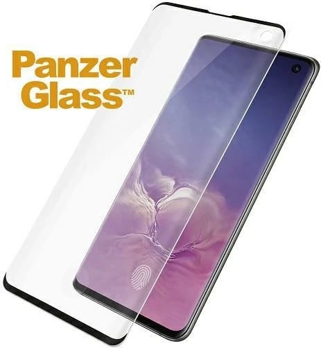 Mbështjellës xhami i temperuar PanzerGlass për Samsung Galaxy S10, Curved, Super+, me kornizë të zezë