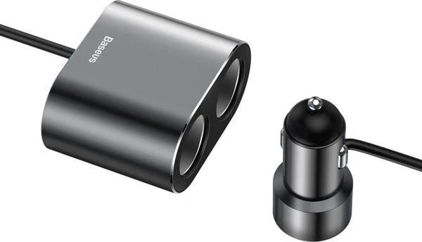 Ndarëse çakmakash Baseus 2x USB-A 0.60m