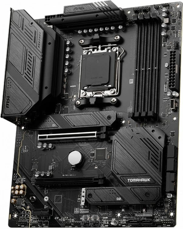 Pllakë amë MSI MAG B650 Tomahawk WIFI, AMD, Socket AM5, DDR5, 128 GB, e zezë