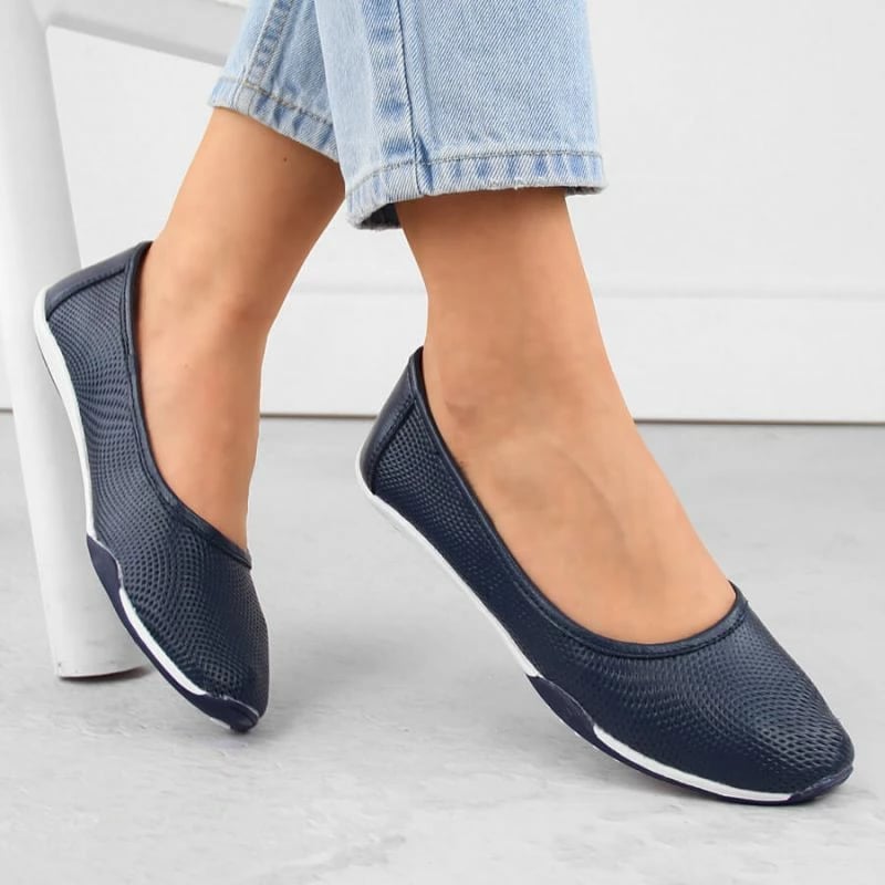 Balerina të hapura Filippo, për femra, blu marine