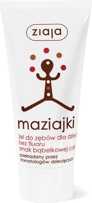 Xhel për dhëmbë për fëmijë Ziaja Maziajki, shije Bubble Cola, 50ml