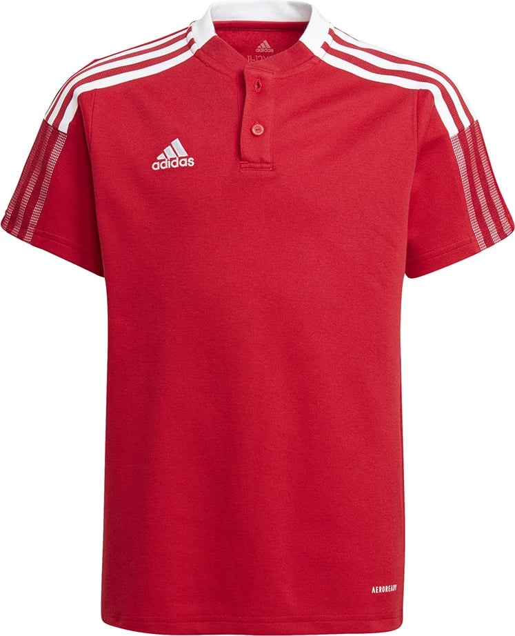 Maicë polo për fëmijë adidas, e kuqe