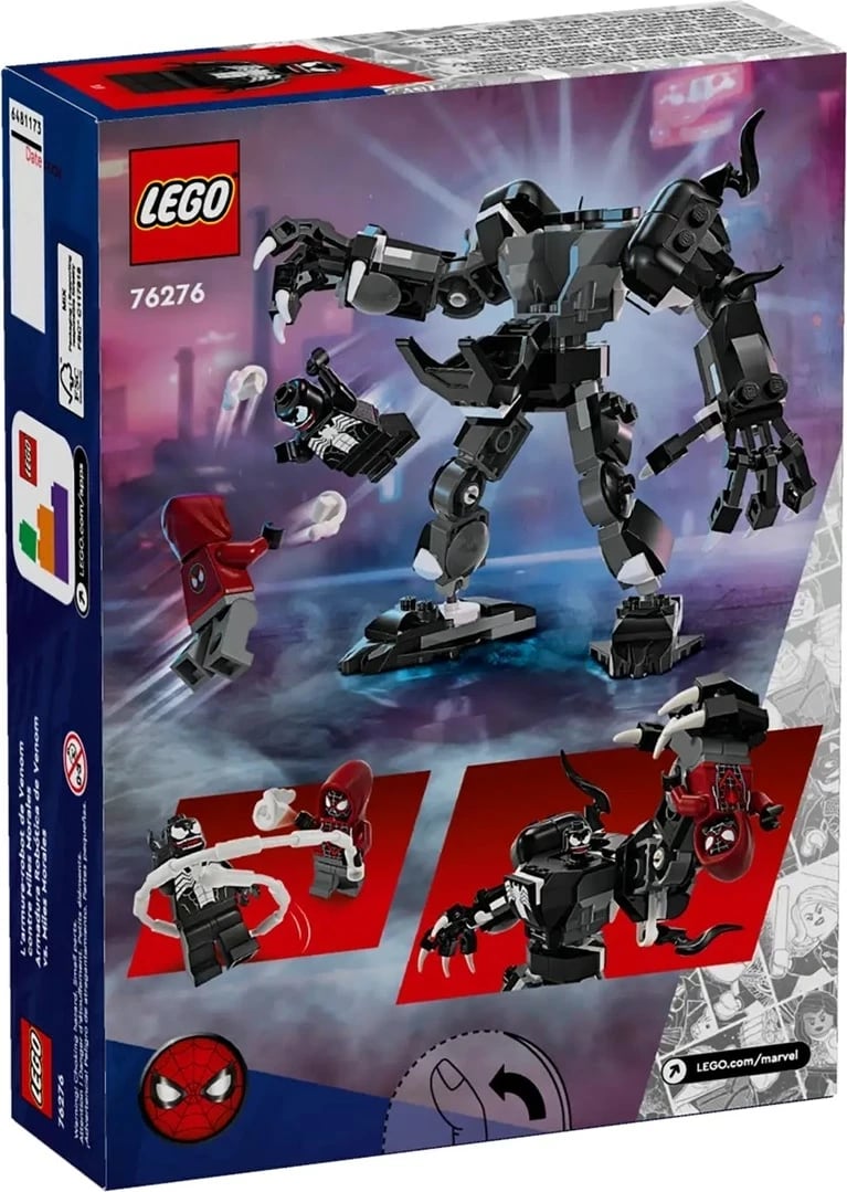 Set Lego Marvel 76276 Venom Mech Armor vs Miles Morales