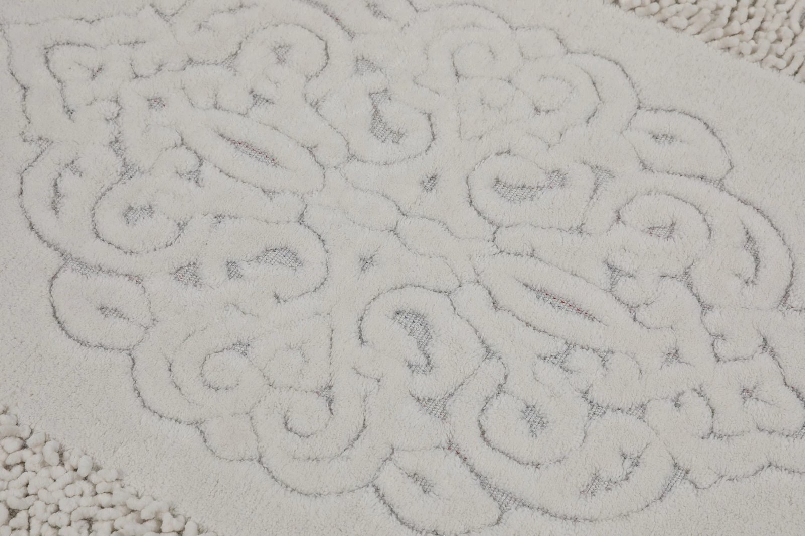 Set tapetash për banjo (2 copë), Mijölnir, Piante, ecru